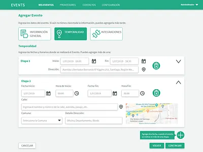 Create event UI address adobe xd datepicker flat design icons map tabs timepicker ux design