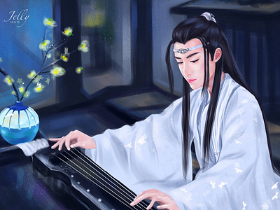 蓝湛 插图