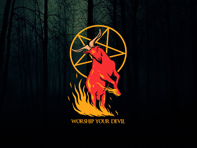 Worship Your Devil apparel apparel design artwear band merch clothing clothing line design graphic design icon illustration illustrator logo merch design metal core pop punk post hardcore streetwear tattoo tshirt design typography