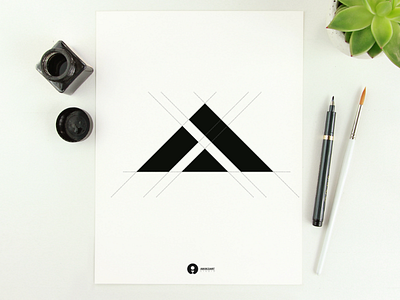 Logo Letter A a branding company design graphics letter logo project