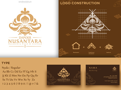 Dapoer Nusantara adobe illustrator andredukun brand identity branding branding agency branding design concept design design art identity identity branding identity design illustration indonesia logo logo a day logo concept logo design logo mark logotype