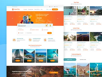 Marketplace Travel Indonesia marketplace ui ux website