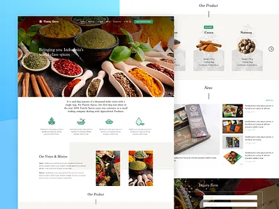 B2b Website Rempah Rempah Indonesia ui ux web website