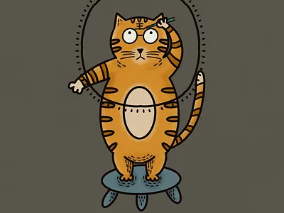 cat in moirror cat mirror tiger