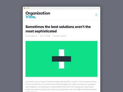 OrganizationView blog design abstract blog blog design data analytics design graphic graphic design hr squarespace swiss design swiss style type typography ui ui design vector web web design website