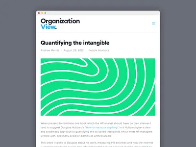 OrganizationView blog design abstract blog blog design data analytics design graphic graphic design hr intangible squarespace swiss design swiss style type typography ui ui design vector web web design website
