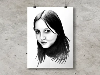 Digital Painting Portrait digital art digital painting faces fantasy illustration ipad art ipadproart mistborn monochrome painted painter painting people portrait procreate procreate app procreate art procreate brushes shading textures