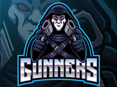 Gunner sport mascot logo design branding design esport game design graphic design gunners illustration logo mascot logo vector