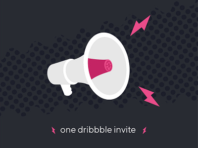 One Invite dribbble invite invitation invite