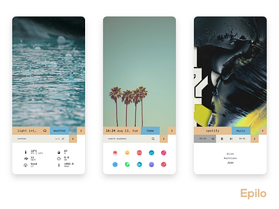Epilo android customization design home screen theme ui ux widgets