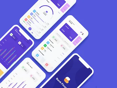 Bank Finance Mobile UI KIT banking finance finance app finance business finances fintech mobile app design mobile application mobile design ui ux ui design ui kit user interface