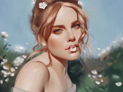 Portrait adobe photoshop digital painting digital portrait digitalart illustration illustration art illustrationartists portrait wacom