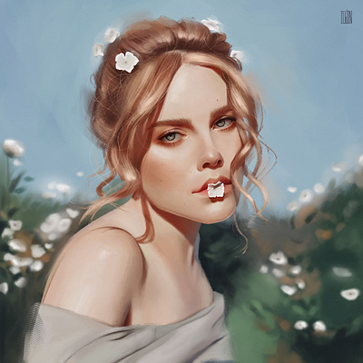 Portrait adobe photoshop digital painting digital portrait digitalart illustration illustration art illustrationartists portrait wacom