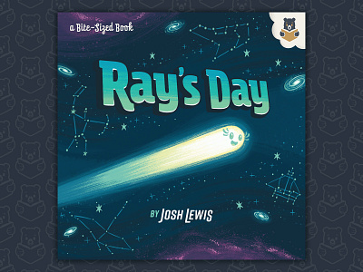 Ray's Day book children constellation cosmos illustration kidlit kidlitart kids light picture book planets science solar system space stars typography