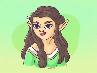 #SMAUGUST Art Challenge 14 | Arwen art challenge digital illustration draw daily illustration lord of the rings lotr procreate smaugust