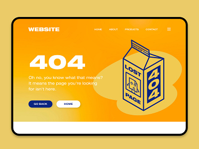 Daily UI 008 - 404 Page 008 404 404 error 404 page adobe xd daily ui 001 daily ui 008 lost lost page minimal missing ui design