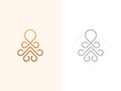 Octopus Logo abstract business clean geometric grid grid logo hellodribbble inspiration logo logo design logo grid logomark minimalistic minimalistic logo modern monogram octopus logo pictogram symmetric