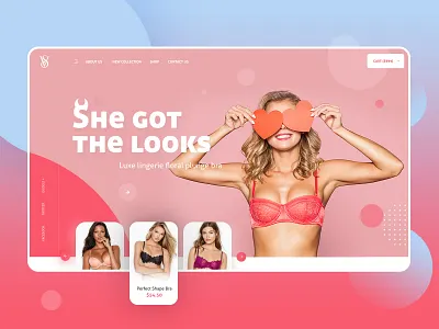 🎀 Victora Secret ecommerce website color ecommerce hero image magento store design ui ux victora secret wordpress design