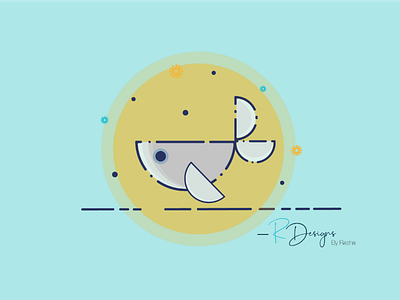 Whale artist badgedesign bestvector branddesigner characterdesign designspiration diving graphicdesign graphicdesigncentral graphicgang illustration illustration daily illustrationartists sea stickers supplyanddesign thedesigntip vector visforvector whale