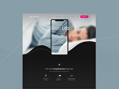 Sleep Lab app design development fitness health portfolio sleep ui ux ux ui work