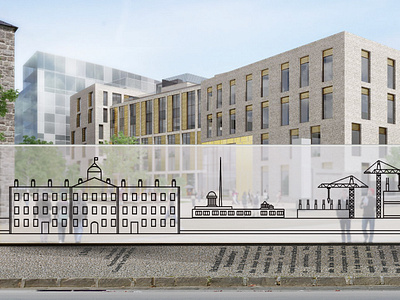 Hoarding Design for Grangegorman hoarding hoarding design