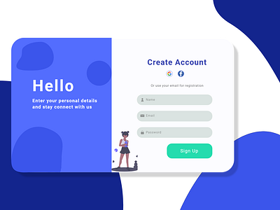 Registration form application ui design form design registration registration form web webdesign website website concept