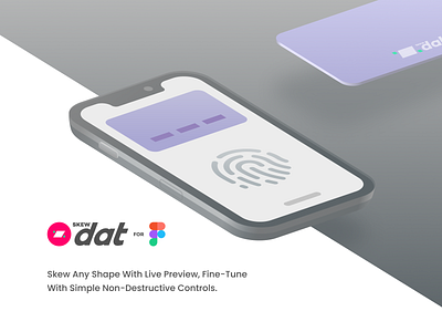 SkewDat | Skew tool for Figma branding figma icon illustration logo plugin skew skewdat