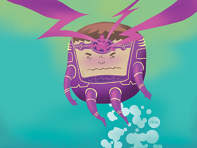 MODOK adobe adobefresco animals art characterdesign color comic book comics fresco illustration ipadpro marvel photoshop