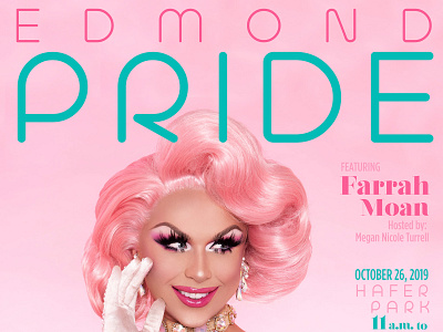 Edmond Pride 2019 design drag dragposter flossy pink poster sassy