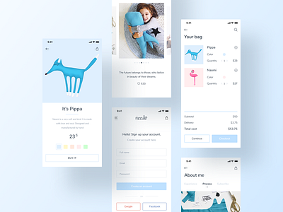 Needle / Mobile Version adaptive design animation design dribbble ecommerce illustration interface mobile app mobile design product card product page project responsive design responsive website ui ux web webdesign website website design