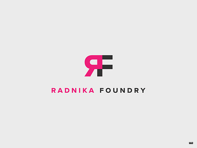 Radnika Foundry dailylogochallenge design foundry logo logo design logocore rf rf logo type type design vector