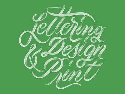 Lettering • Design • Print - Custom Lettering brand brand identity branding calligraphy custom type design graphic design hand drawn hand lettering handlettering illustration lettering letters logo logo design script type typography ui ux