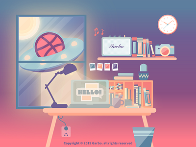 Hello！ Dribbble! first shot firstshot hello dribbble hellodribbble illustration vector