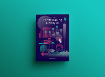 Forex Trading Strategies business finance icons illustration technology trading