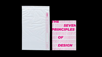 Zine — The Seven Principles of Design booklet booklet design design die cuts graphic design graphicdesign illustraion lizard magenta reptiles typography vector zine