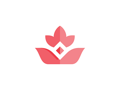 Lotus Life beauty branding design elegant feminine logo flower logo lotus lotus flower luxury mark pink queen relax rose rose logo simple spa