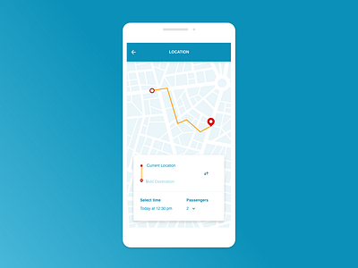 Daily UI 020 :: Location Tracker dailyui design digital interface ui