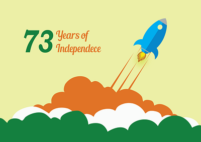 Happy Independence Day art artist color design drawings dribbble flat graphic graphic design illustration illustrator independence day india vector web