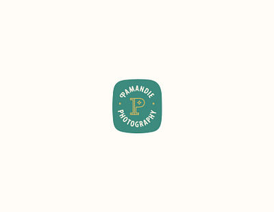 PamAndie Photography | Badge badge badge design badge logo branding design flat logo photography typography vector