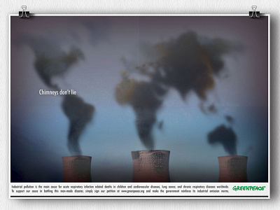 Smoke Pollution ads design