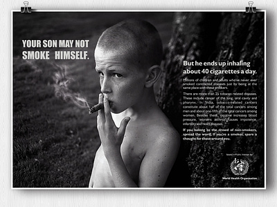 Anti Smoking ads design