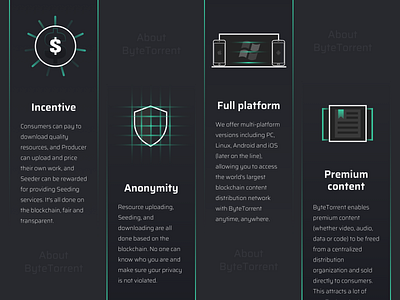 Icon Display of New Item Characteristics in Block Chain anonymity black blockchain button coin currency icon incentive line number platform premium content reward safe ui web 插图