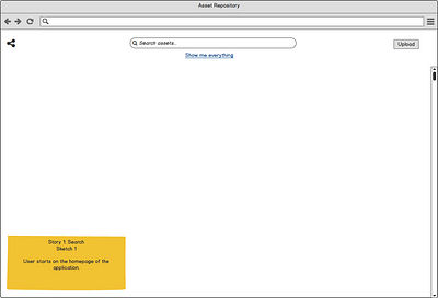 Asset Repository Mockups (Part 1, v1) mockup ui ux