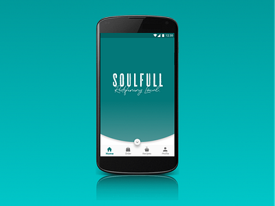 Landing screen for Soulfull app app design app screen branding figma landing page prototype sketch ui ux