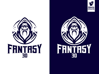 Fantasy 3D Monocromático design esport esports fantasy graphic design illustration logo mascot sport logo sportlogo vector vector art vector artwork wizard