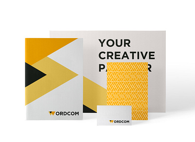 WORDCOM - BRANDING agency agency branding art direction brand brand guideline brand identity brand strategy branding creative logo logo design minimal stationery visual identity