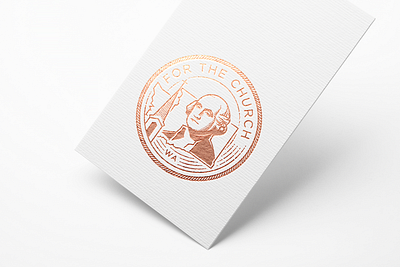 For the Church • Washington badge branding engraving etching icon illustration illustrator logo peter voth design vector