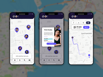 Daily UI #020 - Location Tracker app card daily ui design location tracker mobile ui ui design ux visual design