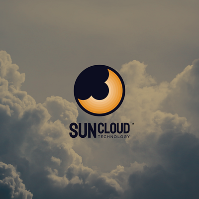 Suncloud logo adobe cloud cun design designer flat graphic graphicdesign illustrator logo technology typography vector