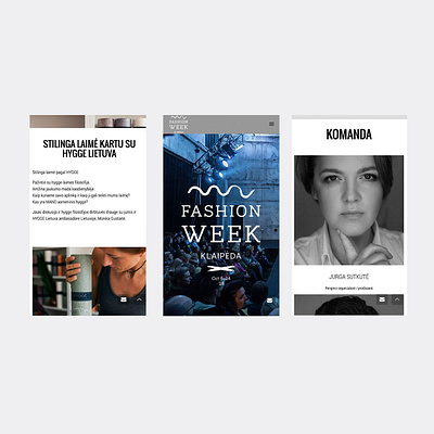 Fashion Week Klaipeda - Web Design 9inchideas backend branding developer fashion web fashion website front end development fullstack laravel magento minimal shopify theme web web design web designer web developer web development website wordpress